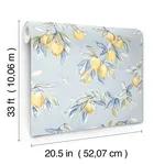 Chesapeake Lemonade - Light Blue Wallpaper | Buy Online Chesapeake Lemonade wallpaper, color Light Blue, SKU 4134-72506