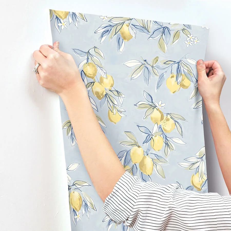 Chesapeake Lemonade - Light Blue Wallpaper | Buy Online Chesapeake Lemonade wallpaper, color Light Blue, SKU 4134-72506