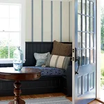 Chesapeake Linette wallpaper, color Navy, SKU 4072-70067