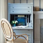 Chesapeake Linette wallpaper, color Navy, SKU 4072-70067