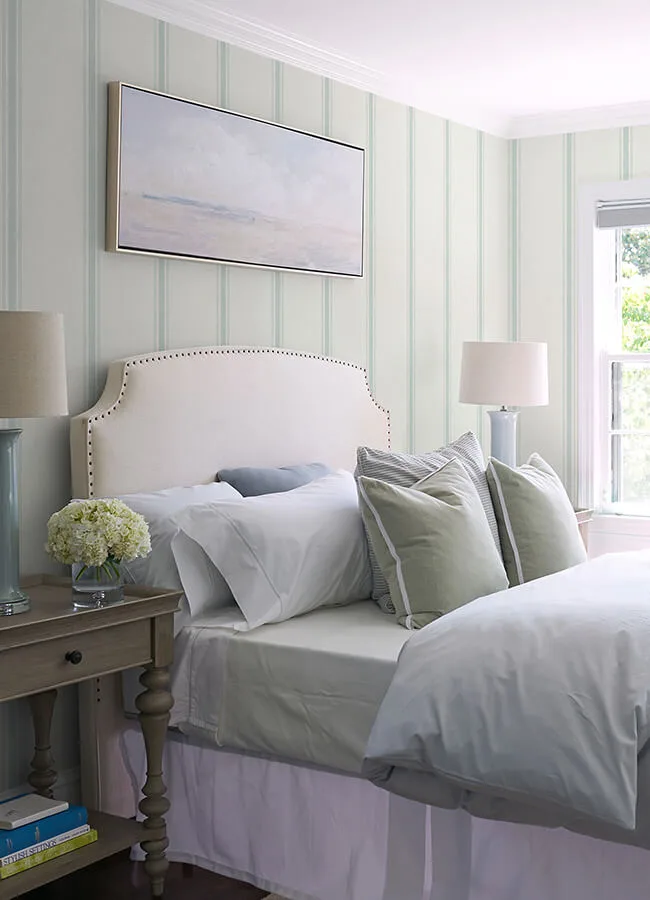 Chesapeake Linette wallpaper, color Seafoam, SKU 4072-70068