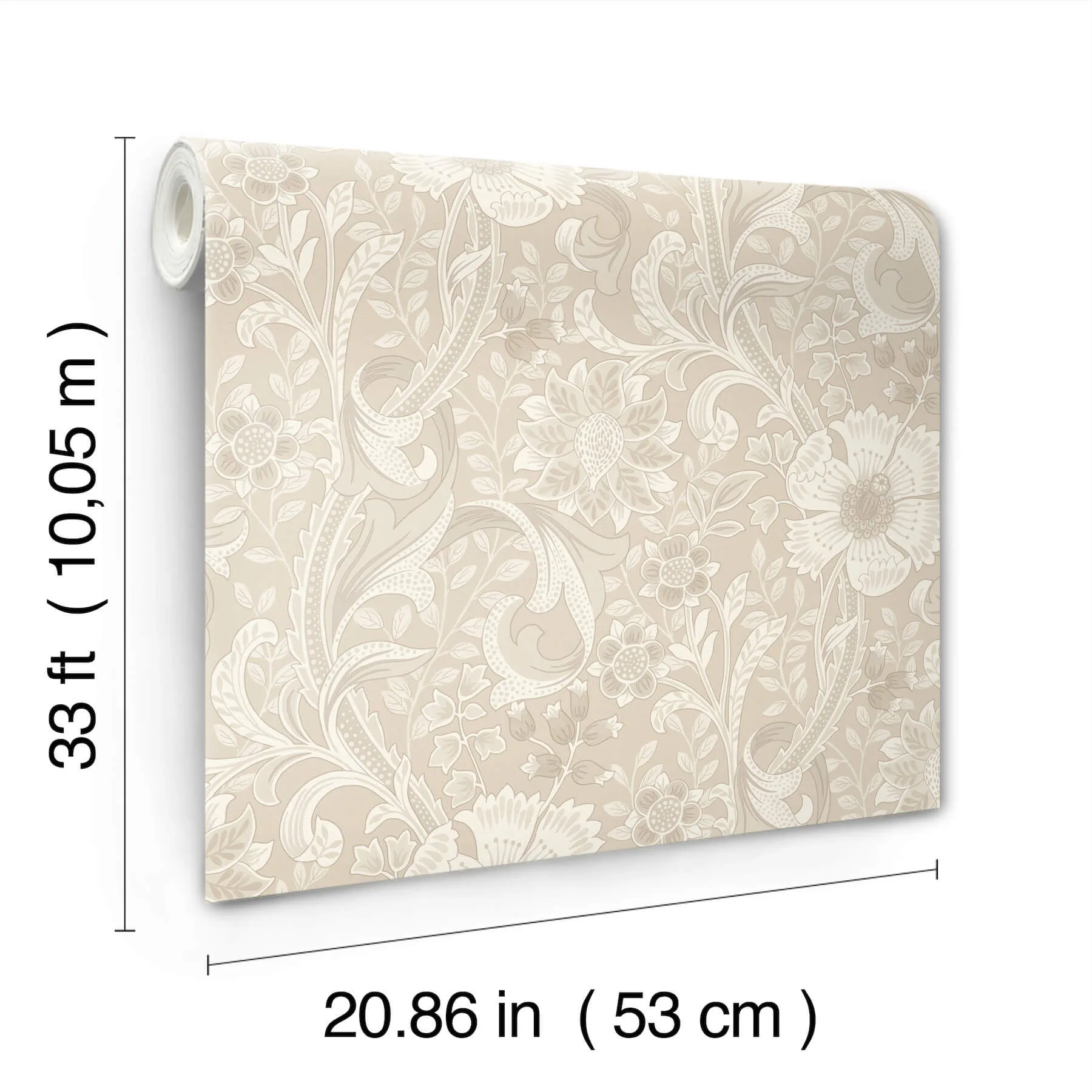 Chesapeake Liora wallpaper, color Beige, SKU 4191-83012