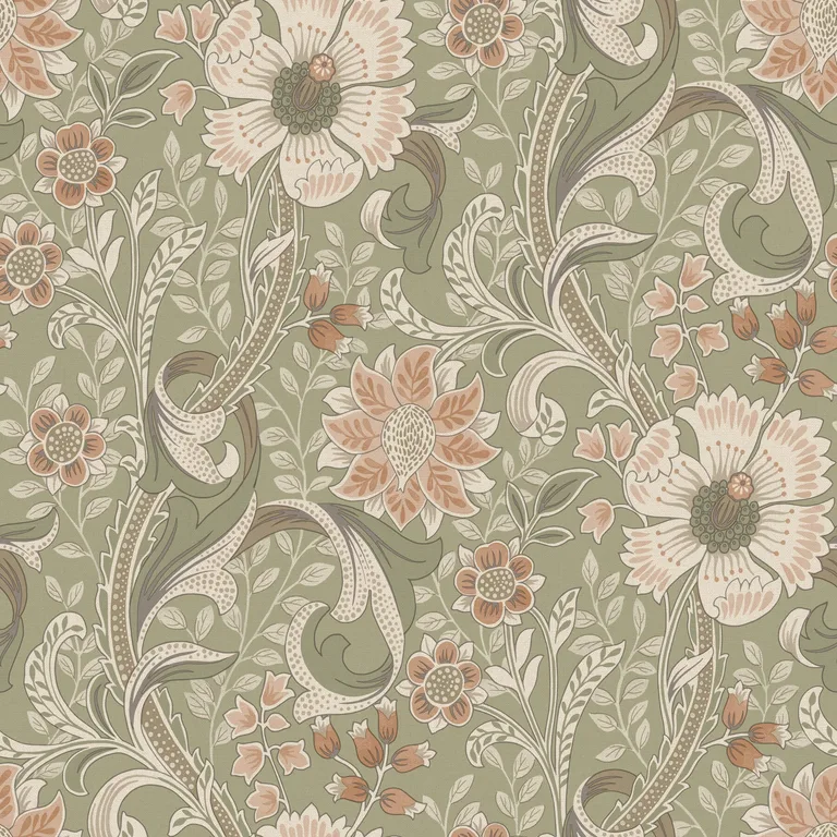Chesapeake Liora wallpaper, color Green, SKU 4191-83014