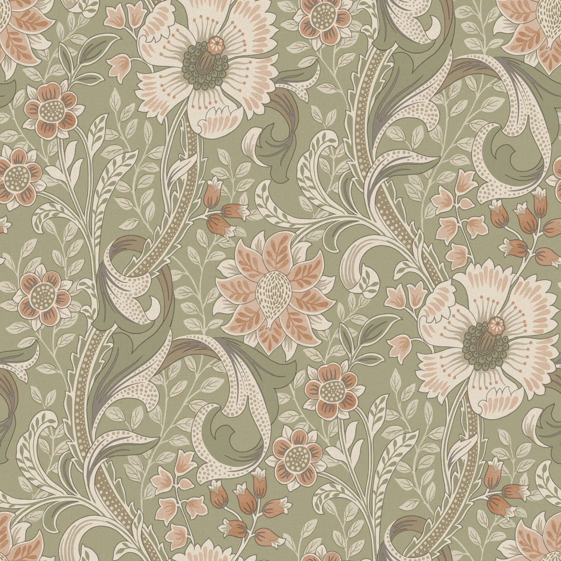 Chesapeake Liora wallpaper, color Green, SKU 4191-83014