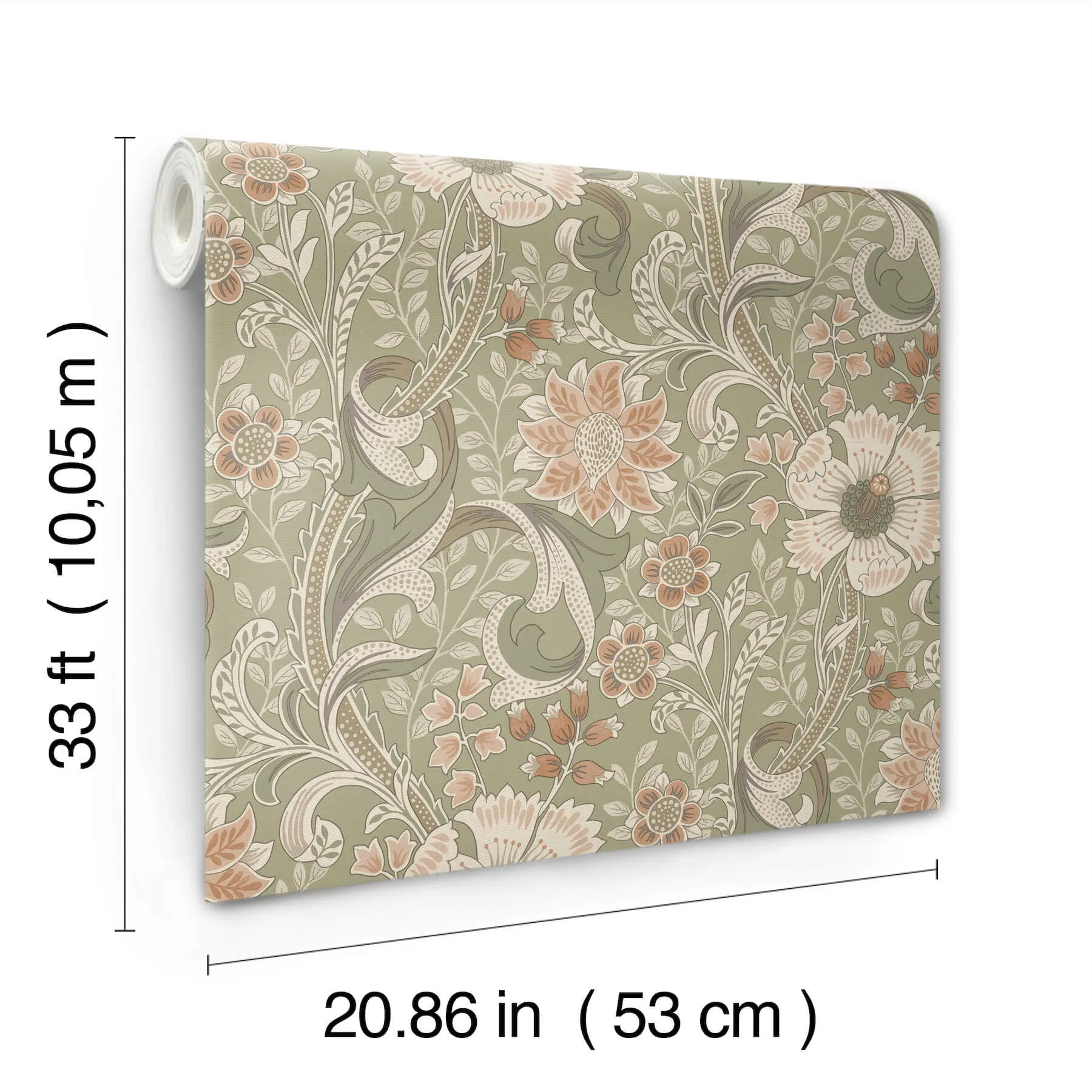 Chesapeake Liora - Green Wallpaper | Buy Online Chesapeake Liora wallpaper, color Green, SKU 4191-83014