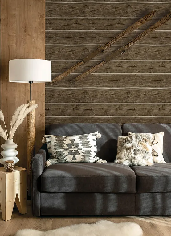 Chesapeake Lodgepole wallpaper, color Dark Brown, SKU 4142-72613