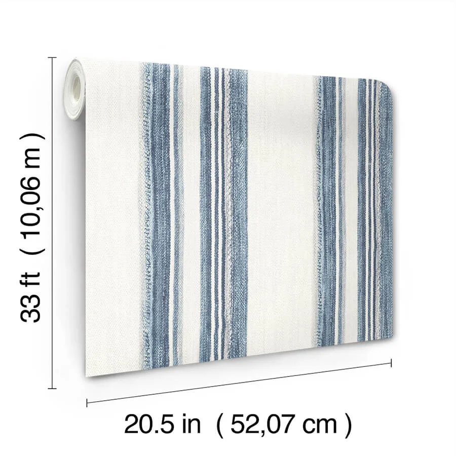 Chesapeake Loom Spun - Indigo Wallpaper | Buy Online Chesapeake Loom Spun wallpaper, color Indigo, SKU 4142-72600