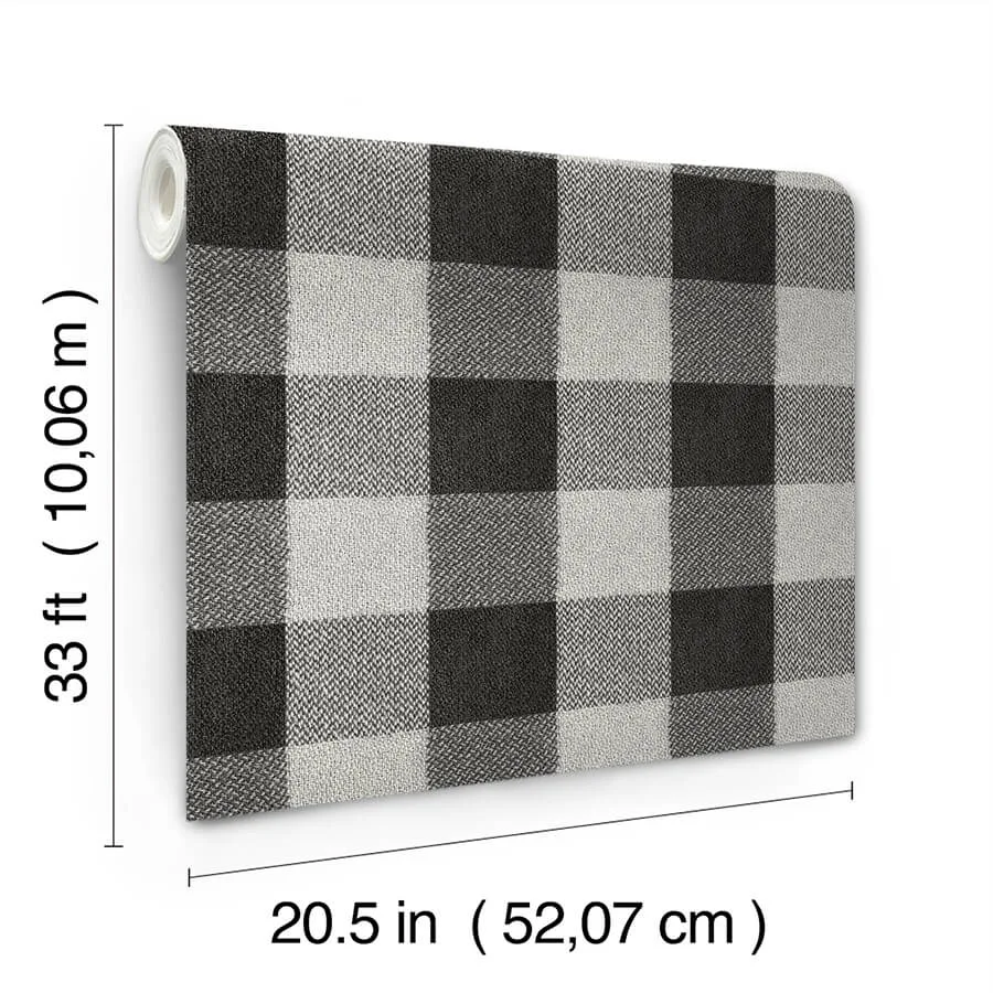 Chesapeake Lumberjack - Black Wallpaper | Buy Online Chesapeake Lumberjack wallpaper, color Black, SKU 4142-72622