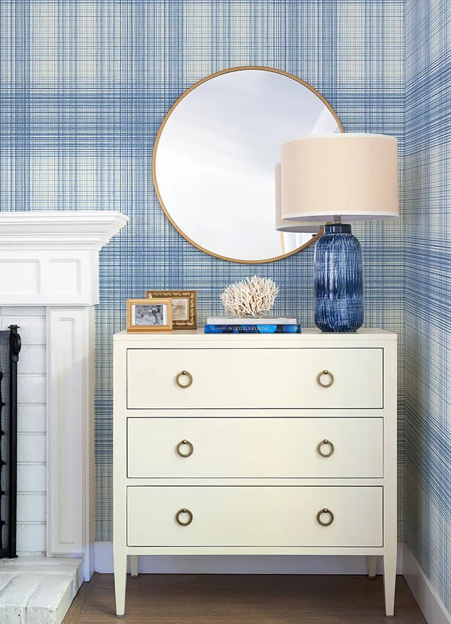 Chesapeake Madras - Blue Wallpaper | Buy Online Chesapeake Madras wallpaper, color Blue, SKU 4071-71043
