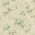 Chesapeake Magnolia wallpaper, color Teal, SKU 3123-76305