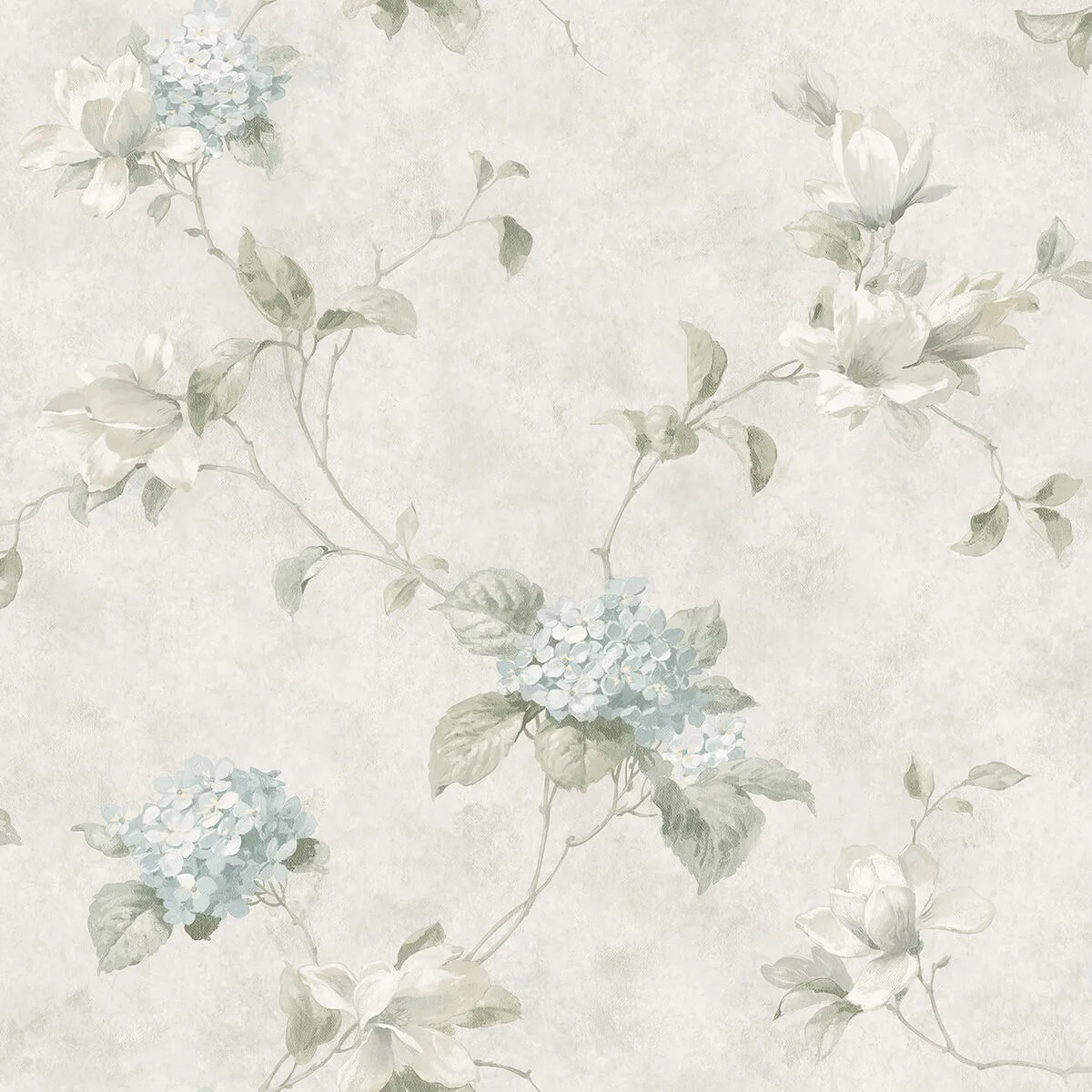 Chesapeake Magnolia wallpaper, color Light Blue, SKU 3123-76306