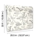 Chesapeake Malmo wallpaper, color Black, SKU 3125-72319