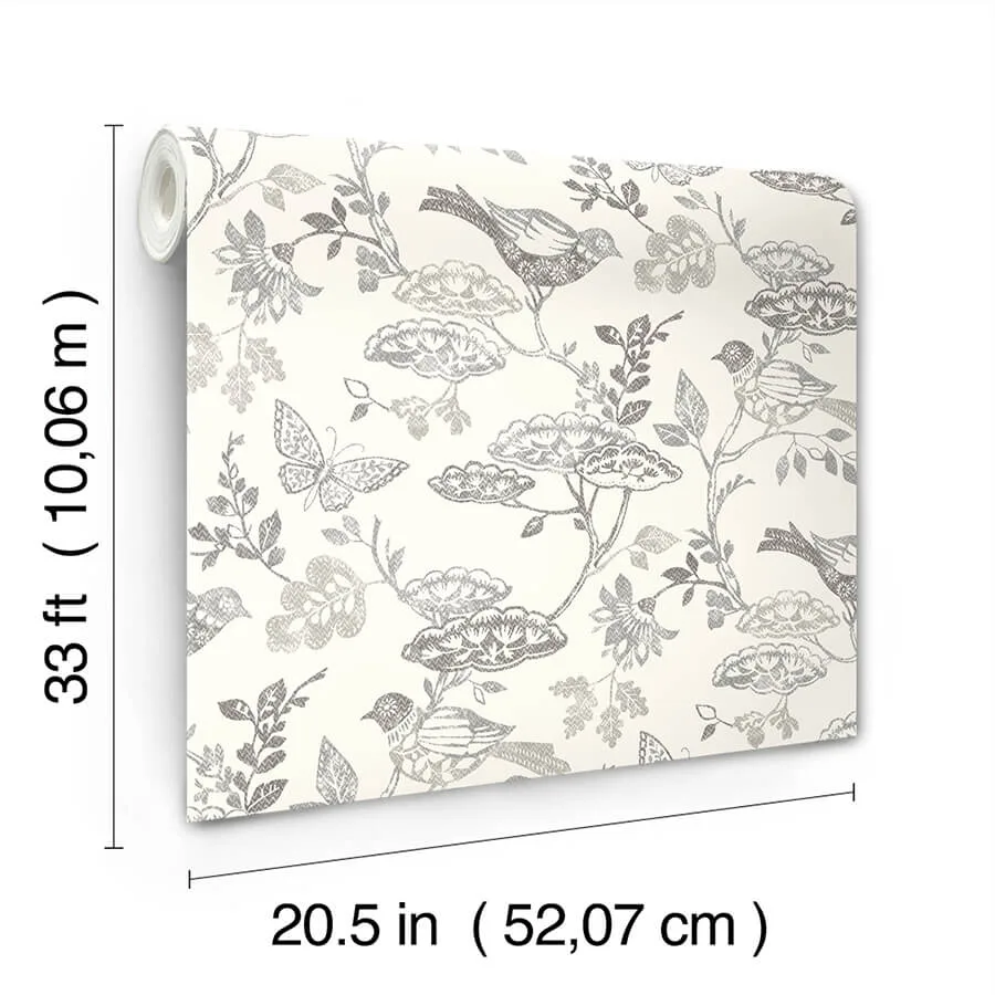 Chesapeake Malmo wallpaper, color Black, SKU 3125-72319