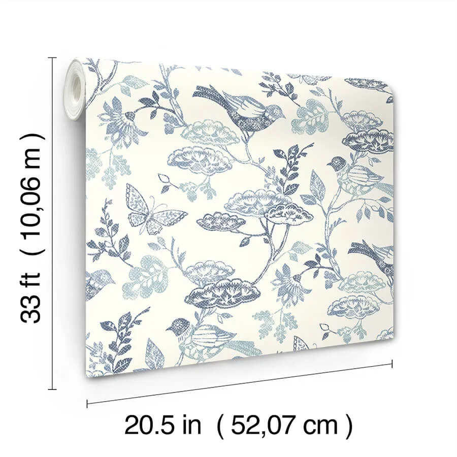Chesapeake Malmo - Blue Wallpaper | Buy Online Chesapeake Malmo wallpaper, color Blue, SKU 3125-72316
