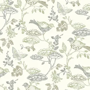 Chesapeake Malmo wallpaper, color Green, SKU 3125-72315