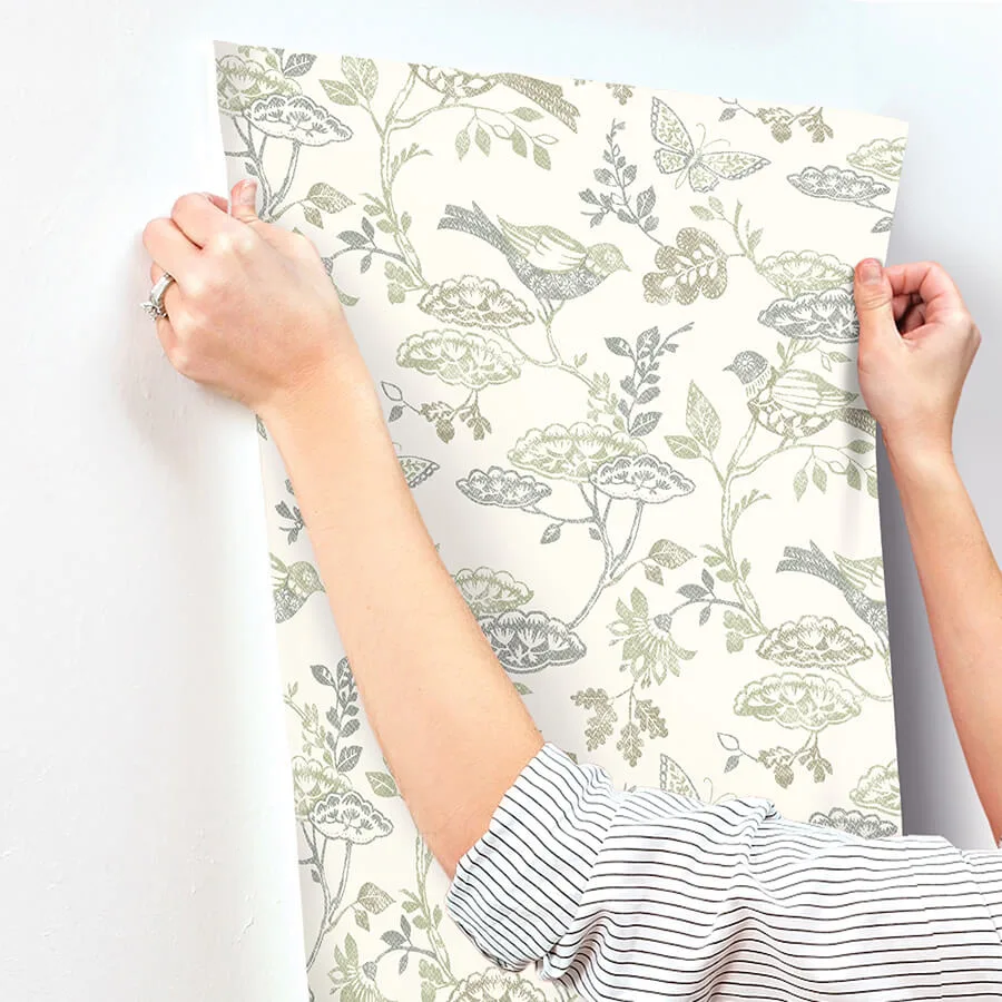 Chesapeake Malmo wallpaper, color Green, SKU 3125-72315