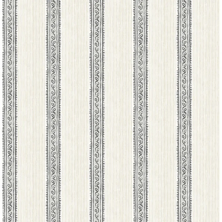 Chesapeake Mandevilla wallpaper, color Black, SKU 4148-27426