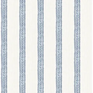 Chesapeake Mandevilla wallpaper, color Blue, SKU 4148-27428