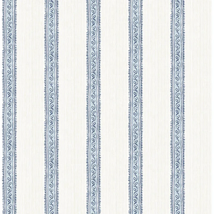 Chesapeake Mandevilla wallpaper, color Blue, SKU 4148-27428