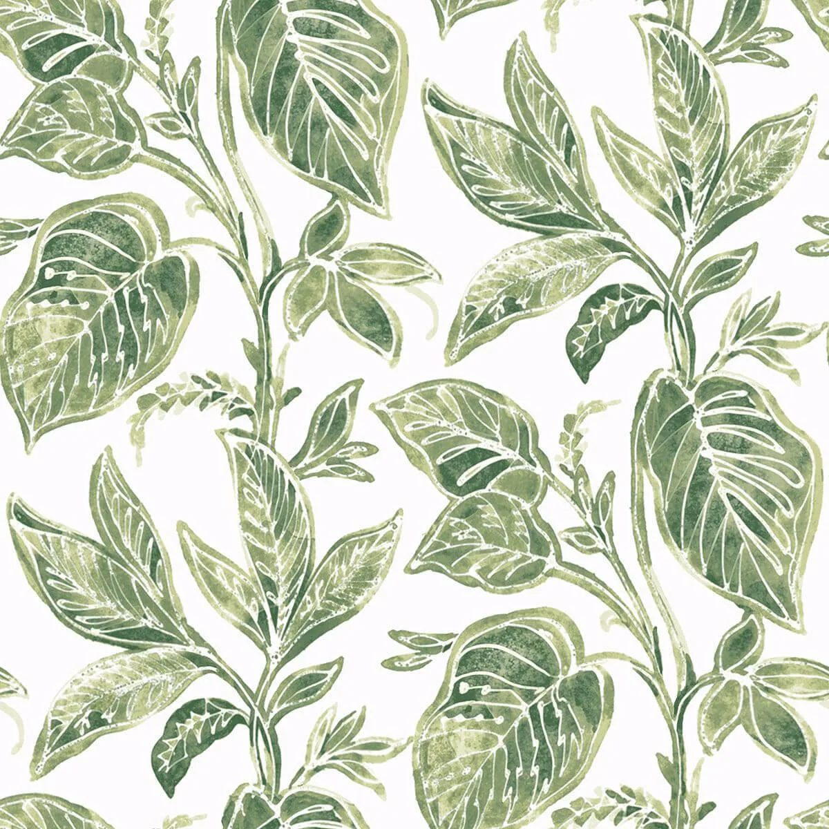 Chesapeake Mangrove wallpaper, color Green, SKU 3120-13621