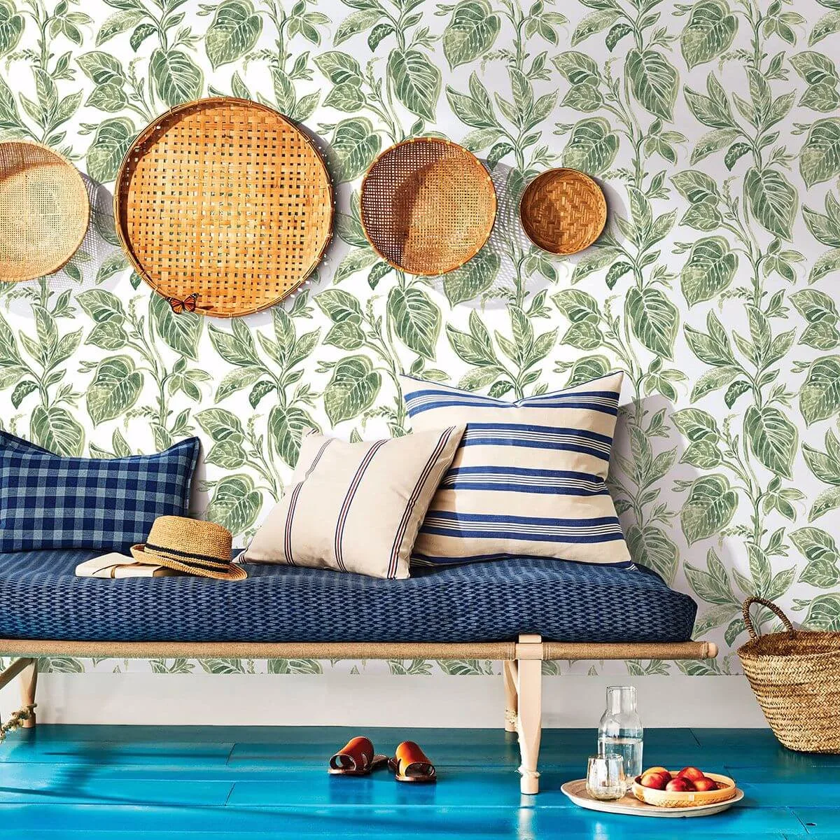 Chesapeake Mangrove wallpaper, color Green, SKU 3120-13621
