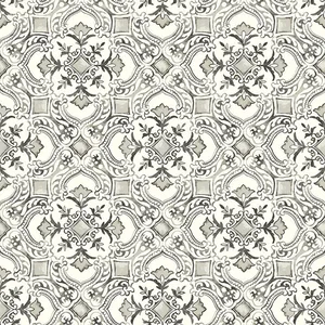 Chesapeake Marjoram wallpaper, color Black, SKU 4134-72512