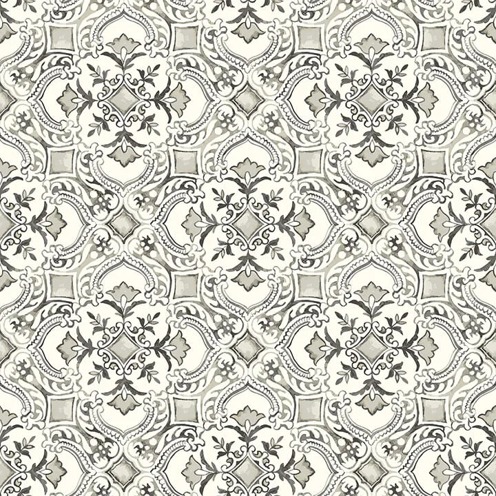 Chesapeake Marjoram wallpaper, color Black, SKU 4134-72512
