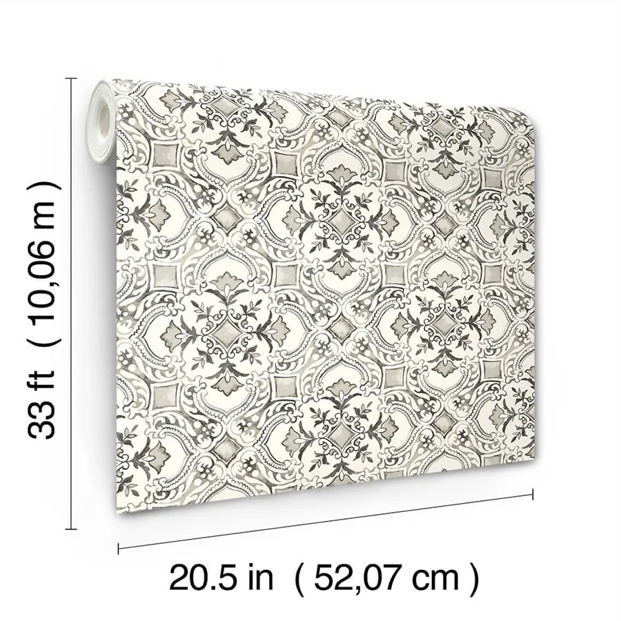 Chesapeake Marjoram - Black Wallpaper | Buy Online Chesapeake Marjoram wallpaper, color Black, SKU 4134-72512