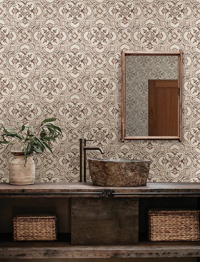 Chesapeake Marjoram wallpaper, color Blush, SKU 4134-72514