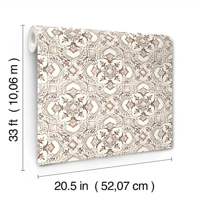 Chesapeake Marjoram wallpaper, color Blush, SKU 4134-72514