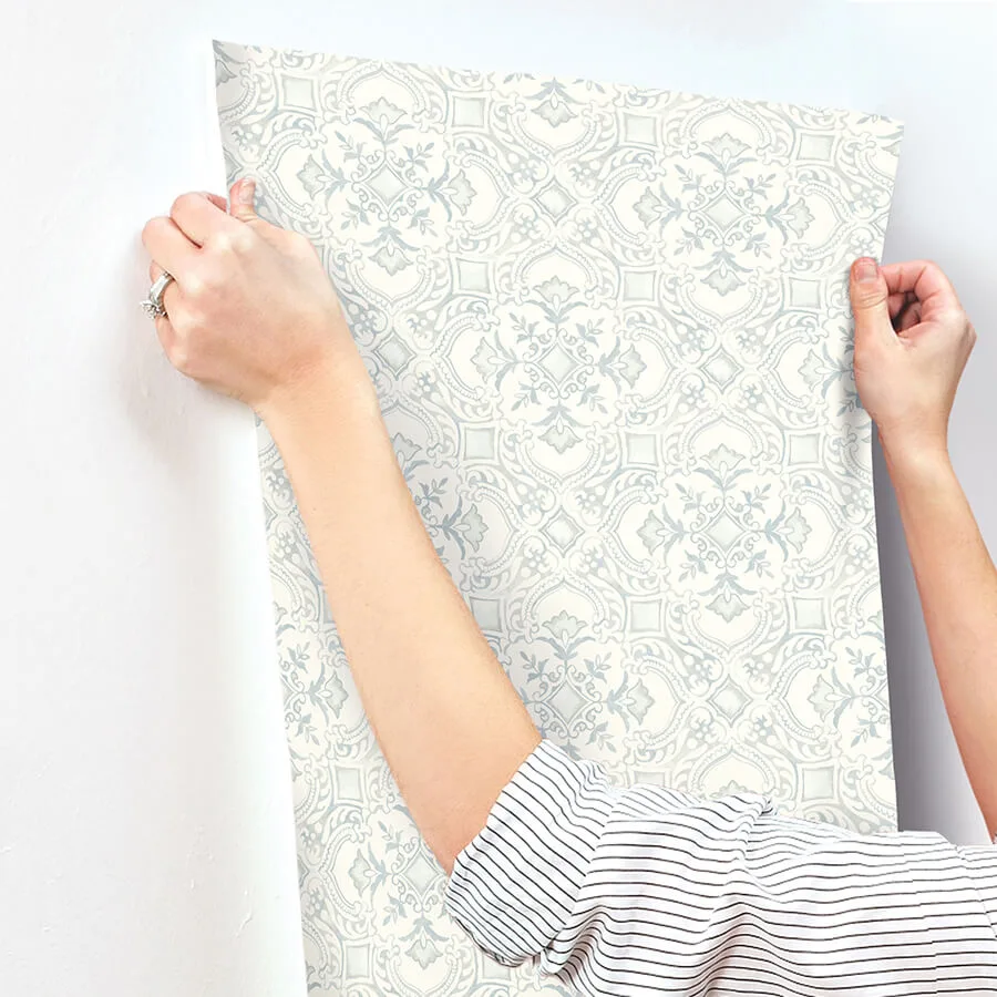 Chesapeake Marjoram - Light Blue Wallpaper | Buy Online Chesapeake Marjoram wallpaper, color Light Blue, SKU 4134-72516