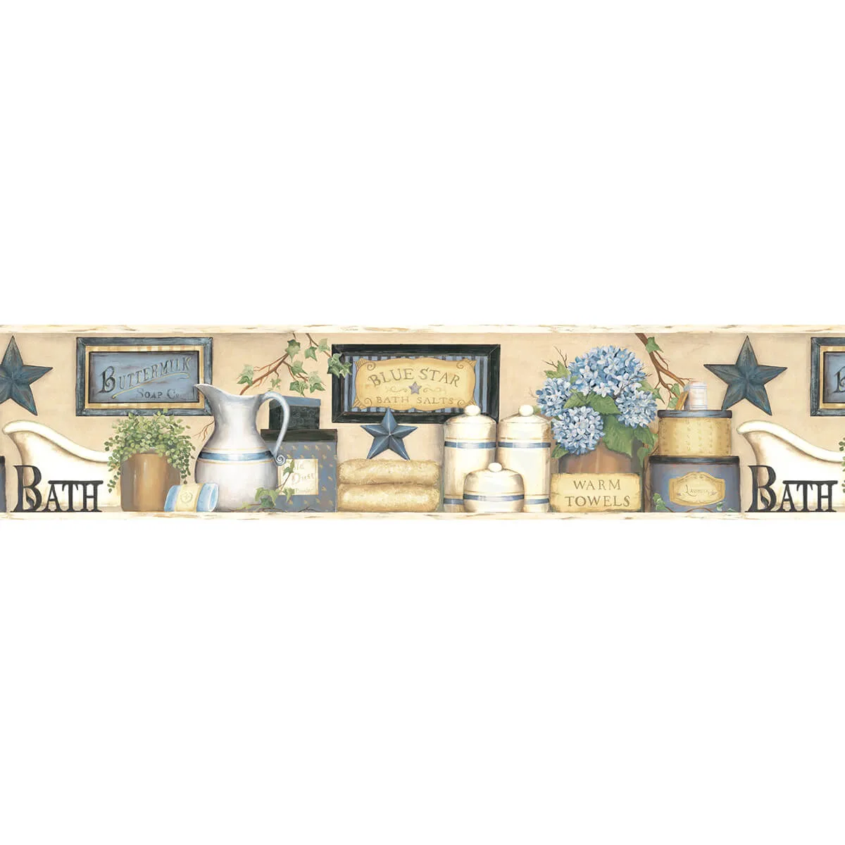 Chesapeake Martha wallpaper, color Blue, SKU 3123-63101