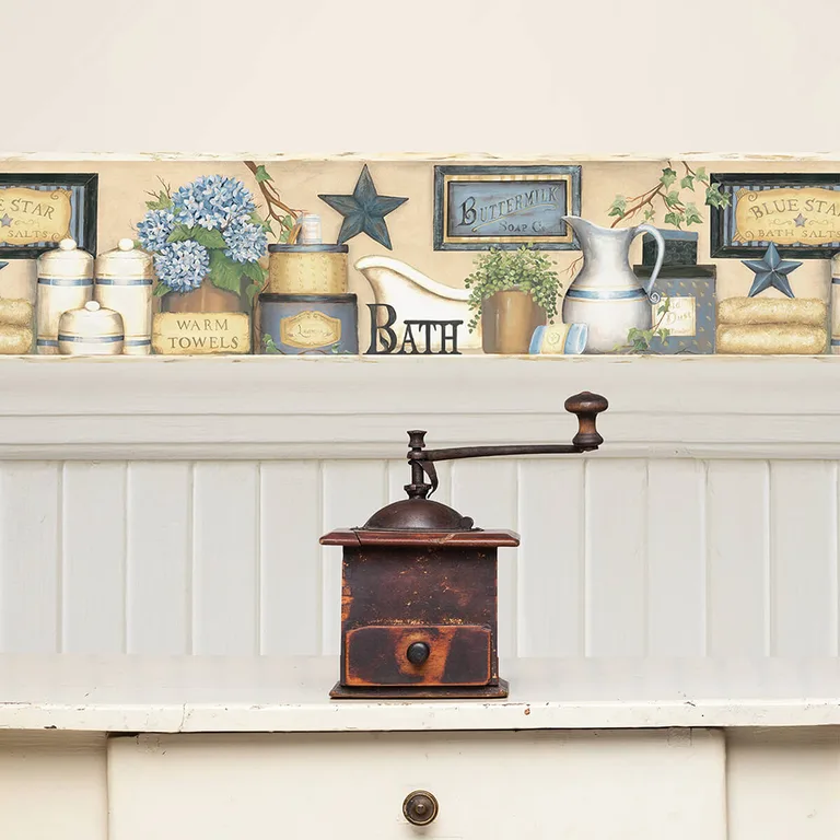 Chesapeake Martha wallpaper, color Blue, SKU 3123-63101