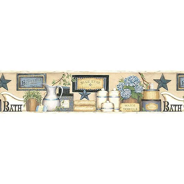 Chesapeake Martha wallpaper, color Blue, SKU CTR63101B