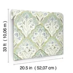 Chesapeake Mimir - Aquamarine Wallpaper | Buy Online Chesapeake Mimir wallpaper, color Aquamarine, SKU 3125-72341