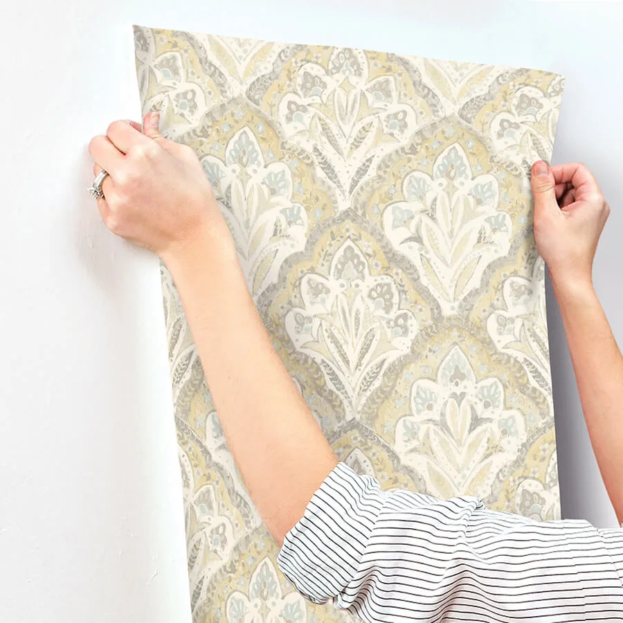Chesapeake Mimir - Mustard Wallpaper | Buy Online Chesapeake Mimir wallpaper, color Mustard, SKU 3125-72338
