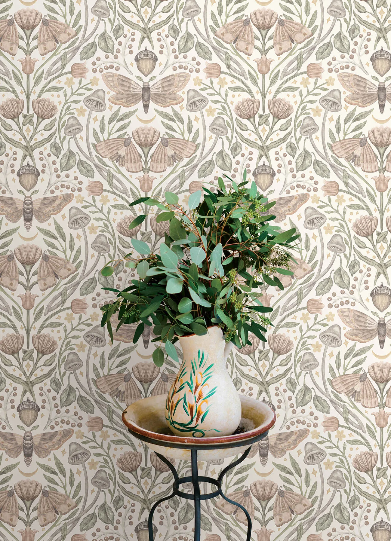 Chesapeake Mystic Moth - Blush Wallpaper | Buy Online Chesapeake Mystic Moth wallpaper, color Blush, SKU 4169-83119
