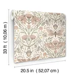 Chesapeake Mystic Moth - Blush Wallpaper | Buy Online Chesapeake Mystic Moth wallpaper, color Blush, SKU 4169-83119