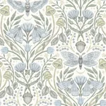 Chesapeake Mystic Moth - Sky Blue Wallpaper | Buy Online Chesapeake Mystic Moth wallpaper, color Sky Blue, SKU 4169-83117