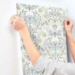 Chesapeake Mystic Moth - Sky Blue Wallpaper | Buy Online Chesapeake Mystic Moth wallpaper, color Sky Blue, SKU 4169-83117