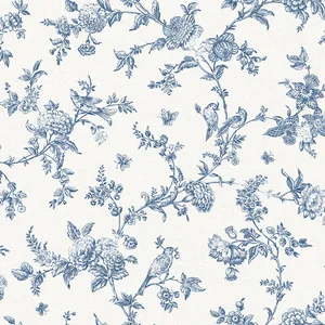 Chesapeake Nightingale wallpaper, color Navy, SKU 4072-70064