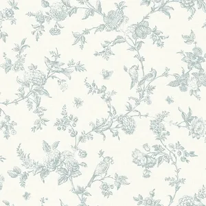 Chesapeake Nightingale wallpaper, color Seafoam, SKU 4072-70062