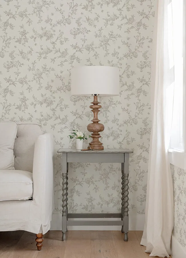 Chesapeake Nightingale wallpaper, color Taupe, SKU 4072-70063