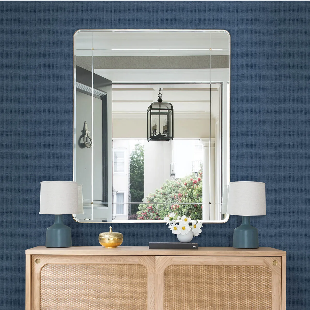Chesapeake Nimmie wallpaper, color Navy, SKU 3122-10002