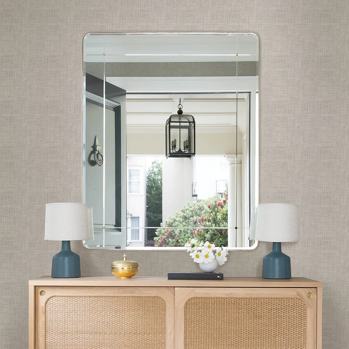Chesapeake Nimmie wallpaper, color Stone, SKU 3122-10020
