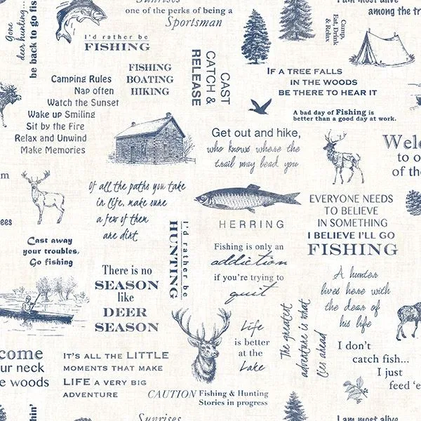 Chesapeake North wallpaper, color Navy, SKU 3118-01474