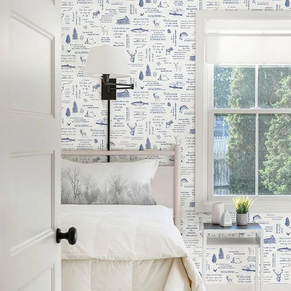 Chesapeake North wallpaper, color Navy, SKU 3118-01474