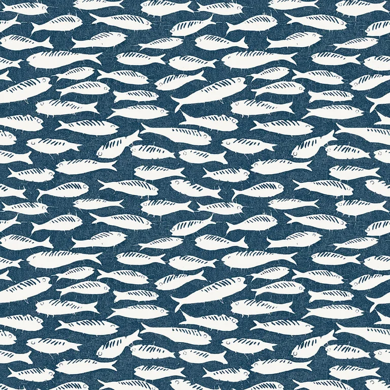 Chesapeake Nunkie wallpaper, color Navy, SKU 3122-10522