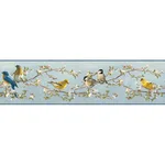 Chesapeake Louise wallpaper, color Blue, SKU HTM48511B