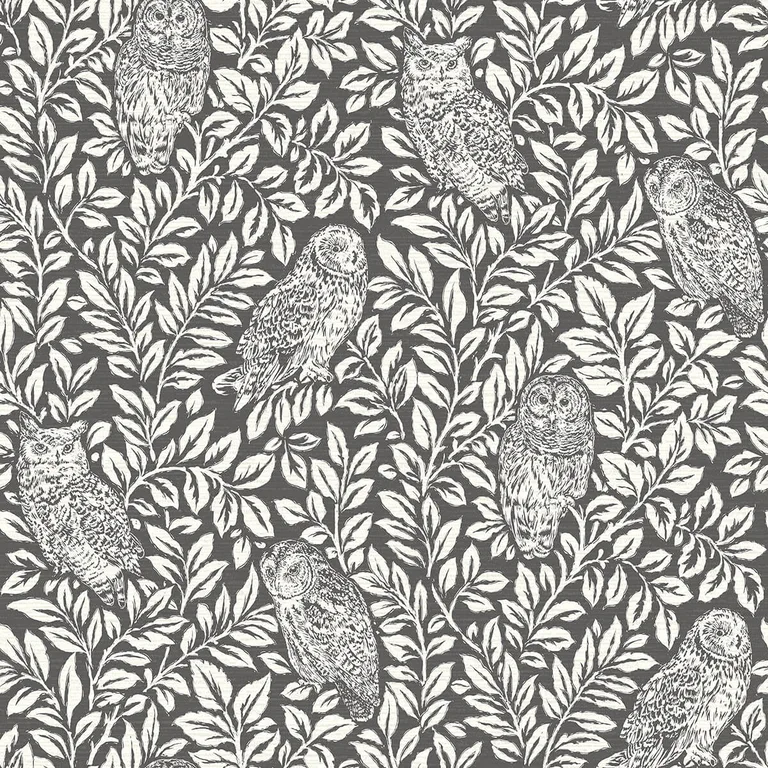 Chesapeake Parliament wallpaper, color Charcoal, SKU 3123-12415